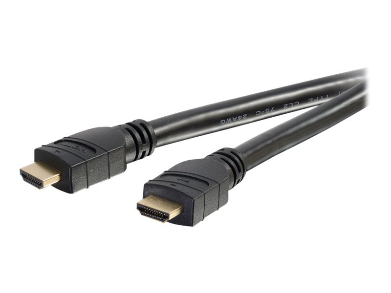 C2G 75ft Active High Speed HDMI Cable - 4K HDMI Cable - In-Wall CL3 Rated - 4K 30Hz - M/M - HDMI cable - 22.9 m