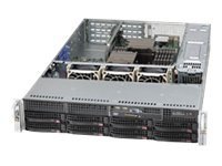 Supermicro SC825 TQ-R740WB - rack-mountable - 2U - extended ATX