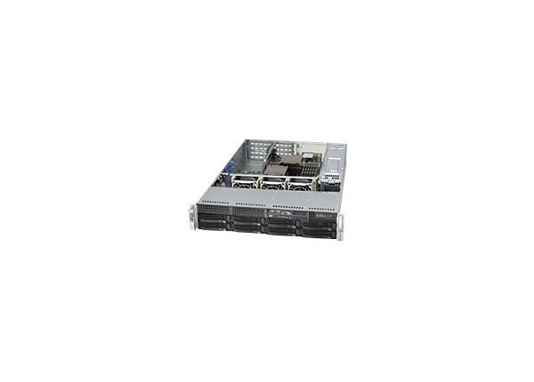 Supermicro SC825 TQ-R740WB - rack-mountable - 2U - extended ATX