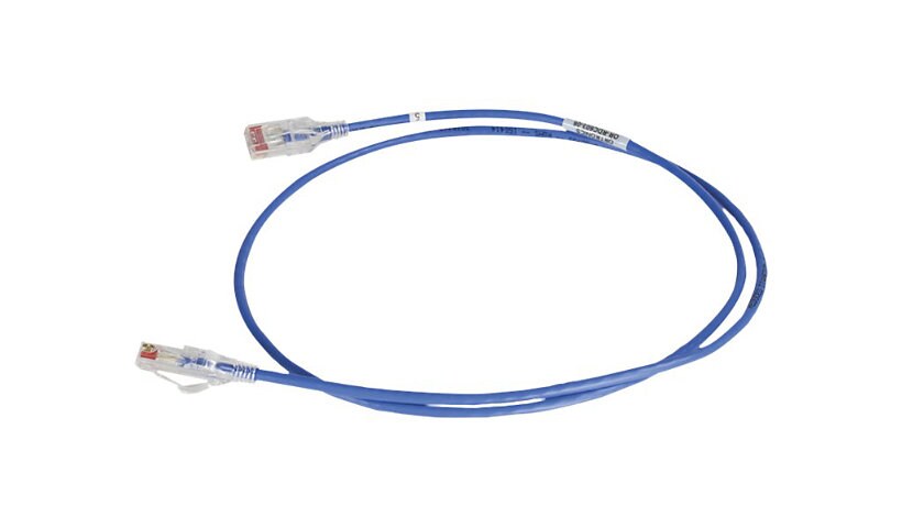 Ortronics Reduced Diameter patch cable - 5 ft - blue
