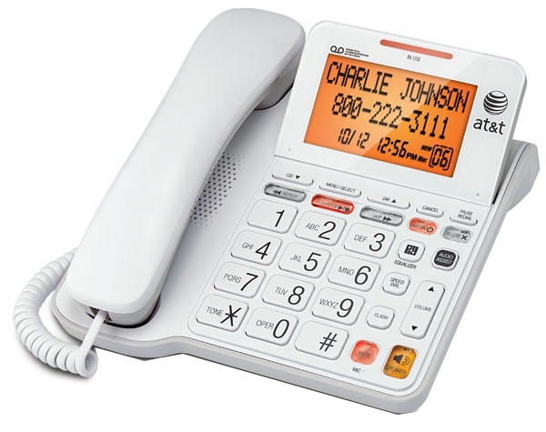 AT&T CL4940 Corded Speakerphone with Answering System and Caller ID