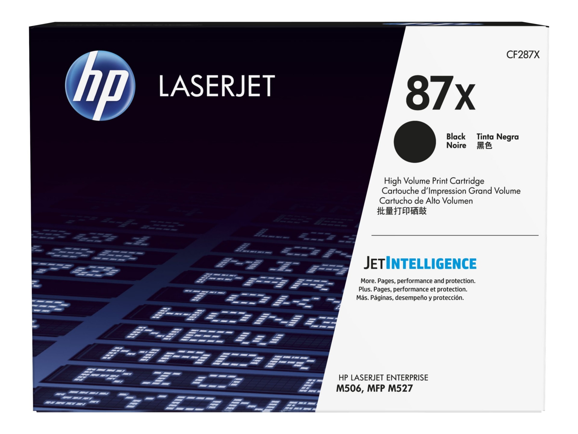HP 87X (CF287X) Original High Yield Laser Toner Cartridge - Single Pack - B