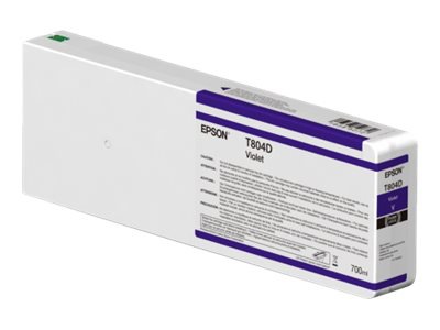 Epson T804D - violet - original - ink cartridge