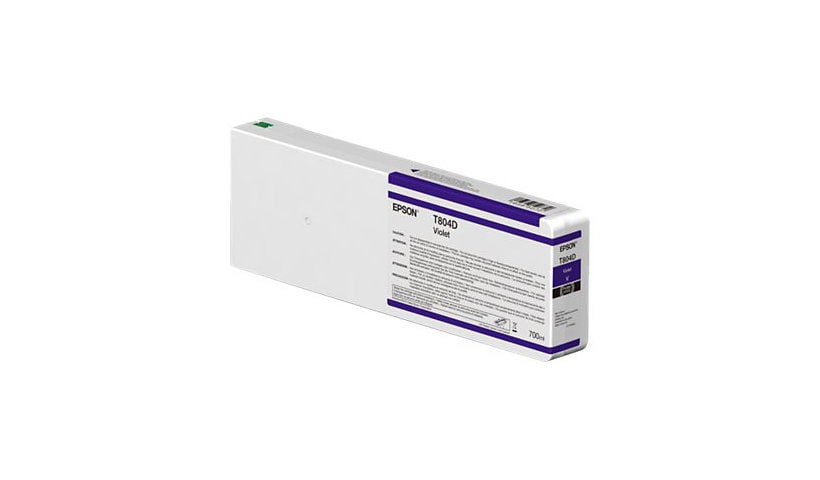 Epson T804D - violet - original - ink cartridge