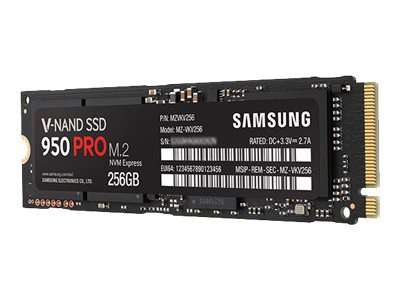 Samsung 950 PRO MZ-V5P256BW - solid state drive - 256 GB - PCI Express 3.0 x4 (NVMe)