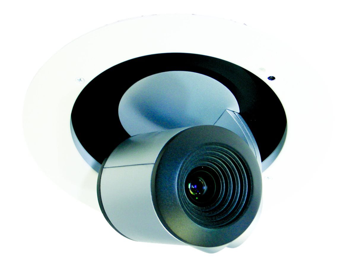 Vaddio In-Ceiling Half Recessed Enclosure - For PTZ Cameras - White