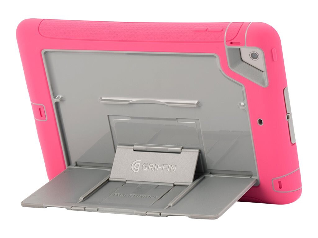 Griffin Survivor Slim - Protective Case for iPad Mini 4 - Honeysuckle/Grey