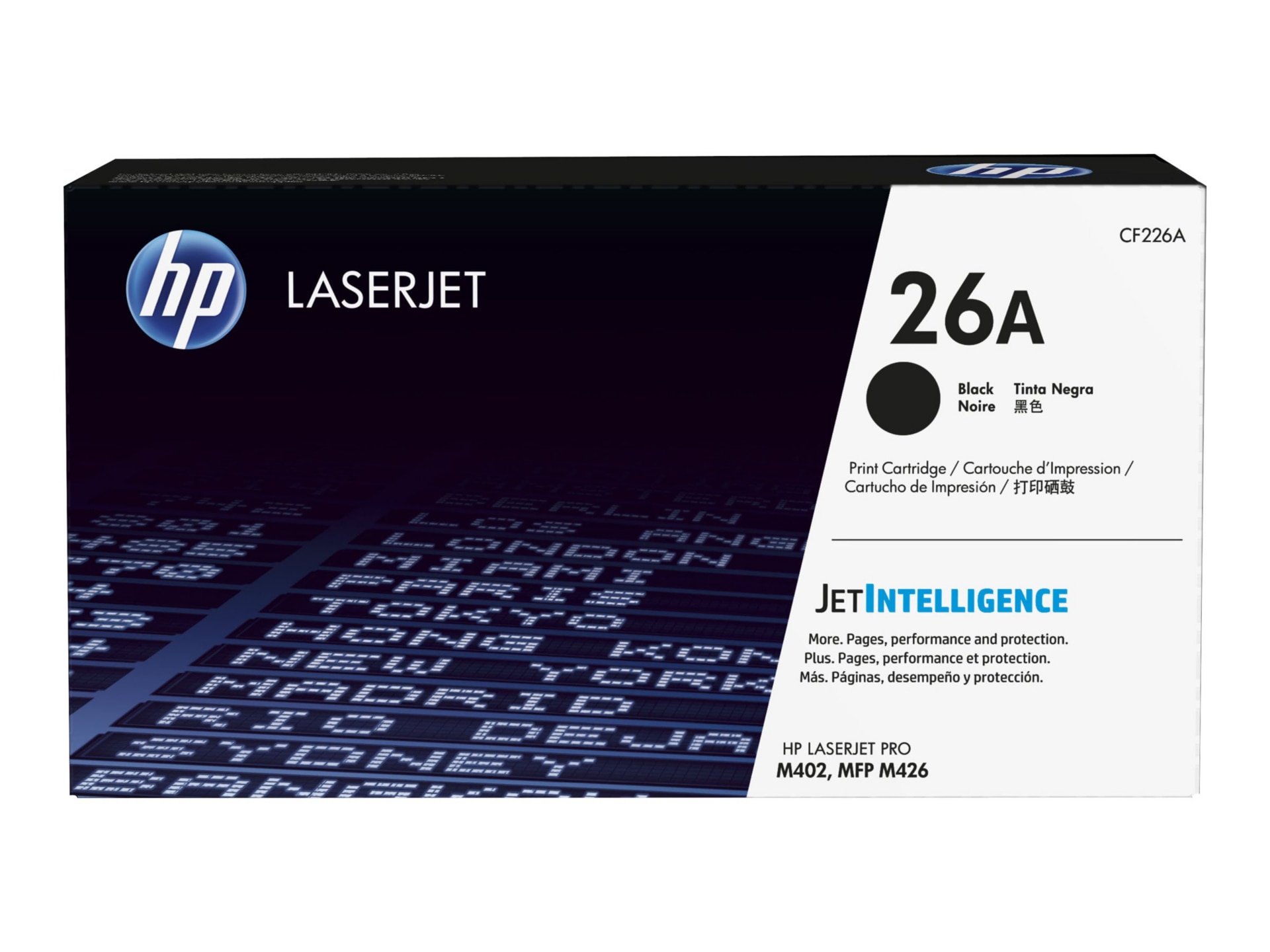 HP 26A Original Laser Toner Cartridge - Black - 1 Each