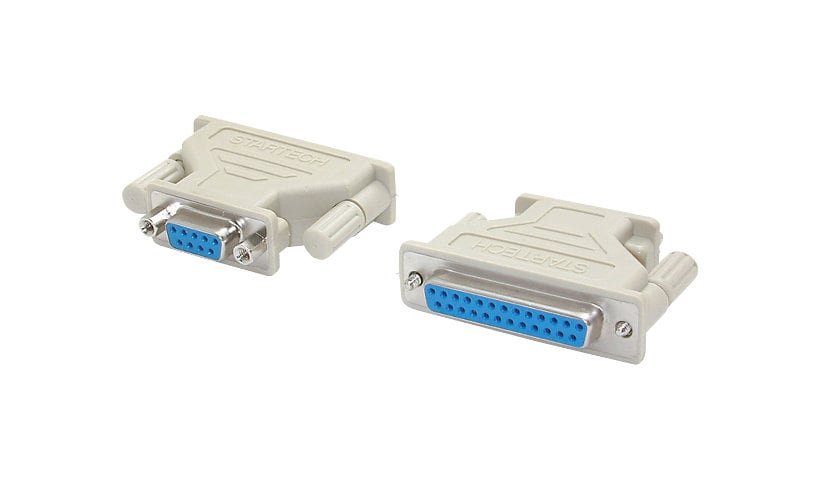 StarTech.com DB9 to DB25 Serial Cable Adapter - F/F
