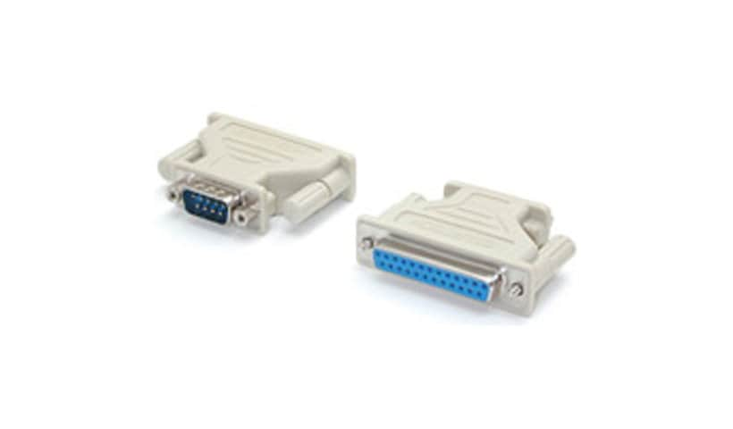 StarTech.com Serial adapter - DB-9 (M) - DB-25 (F)