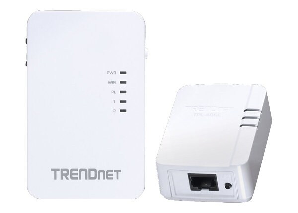 TRENDnet TPL-410APK - bridge - 802.11b/g/n - wall-pluggable