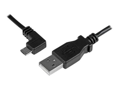 StarTech.com 6ft USB A to Left Angle Micro-USB Charge Sync Cable M/M 24AWG