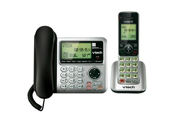 VTech CS6629 - cordless phone - answering system with caller ID/call waiting