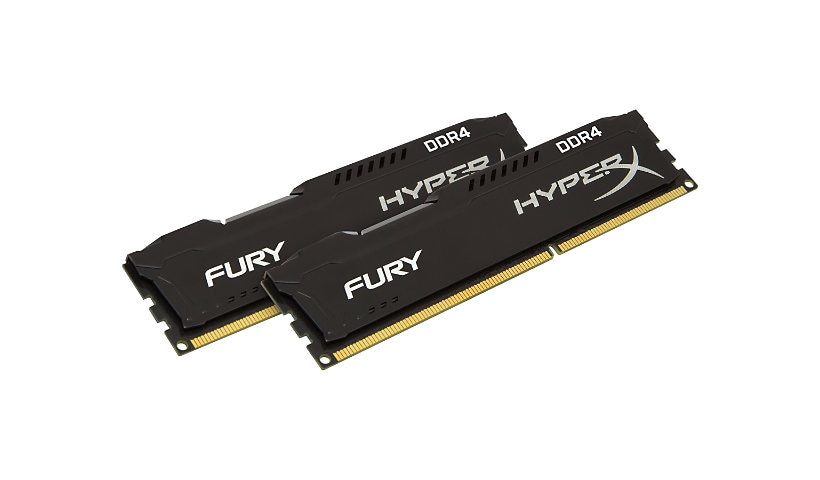 HyperX FURY - DDR4 - kit - 8 GB: 2 x 4 GB - DIMM 288-pin - 2400 MHz / PC4-1