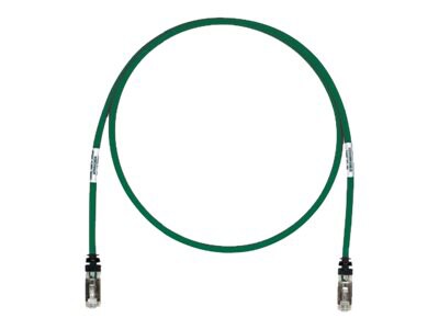 Panduit TX6A 10Gig patch cable - 18 ft - green