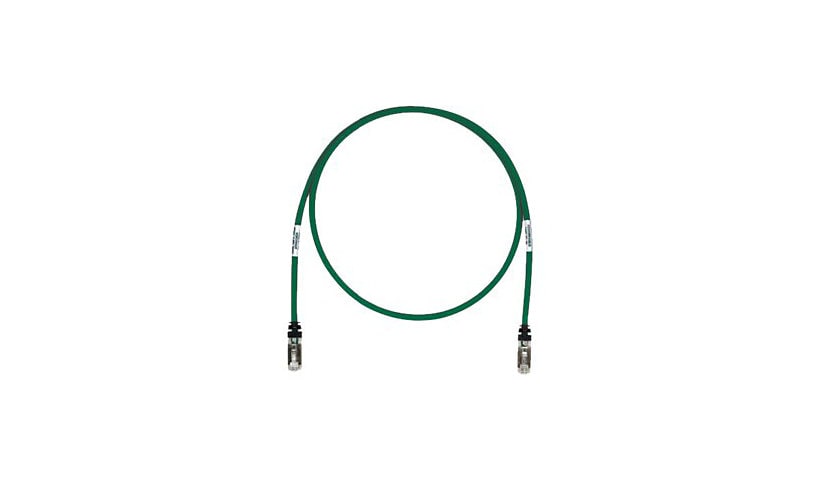 Panduit TX6A 10Gig patch cable - 18 ft - green