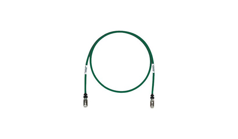 Panduit TX6A 10Gig patch cable - 20 ft - green