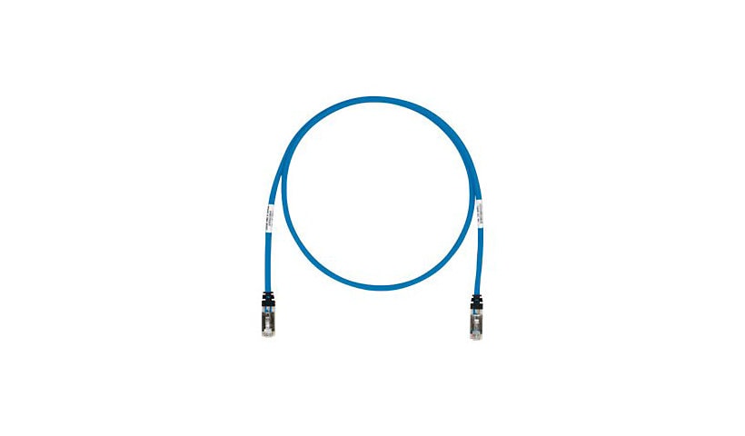 Panduit TX6A 10Gig patch cable - 18 ft - blue