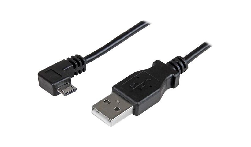 StarTech.com 3 ft Right Angle Micro-USB Charge & Sync Cable M/M 30/24 AWG