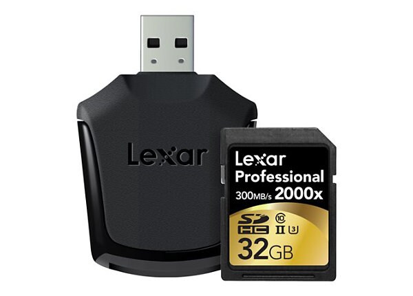 Lexar Professional - flash memory card - 32 GB - SDHC UHS-II