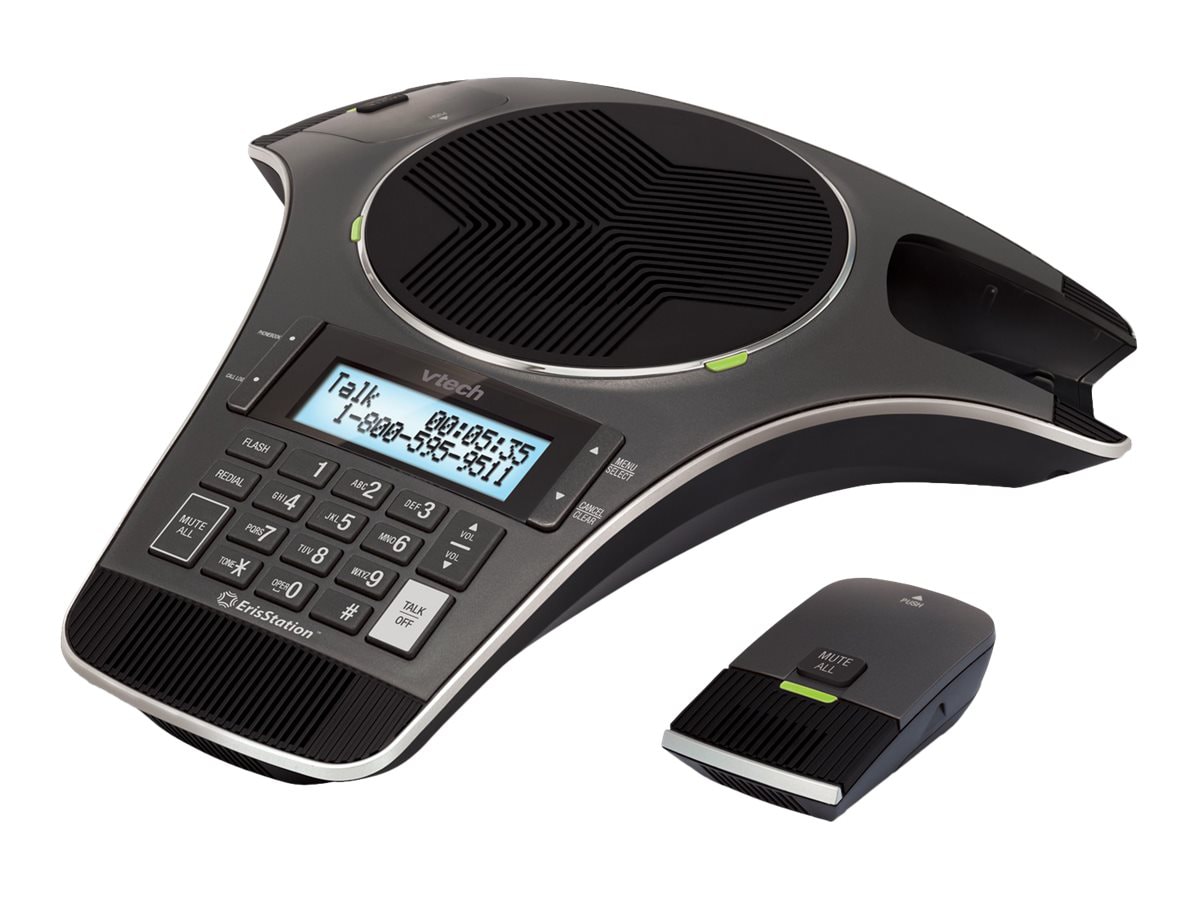 VTech ErisStation® Conference Phone with Two Wireless Mics