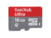 SanDisk Ultra - flash memory card - 16 GB - microSDHC UHS-I