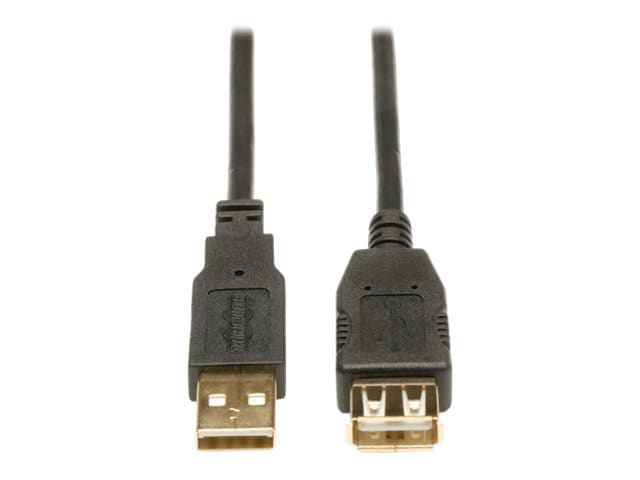 Tripp Lite 3ft USB 2.0 Hi-Speed Extension Cable Shielded A Male / Female 3' - USB extension cable - USB to USB - 91 cm