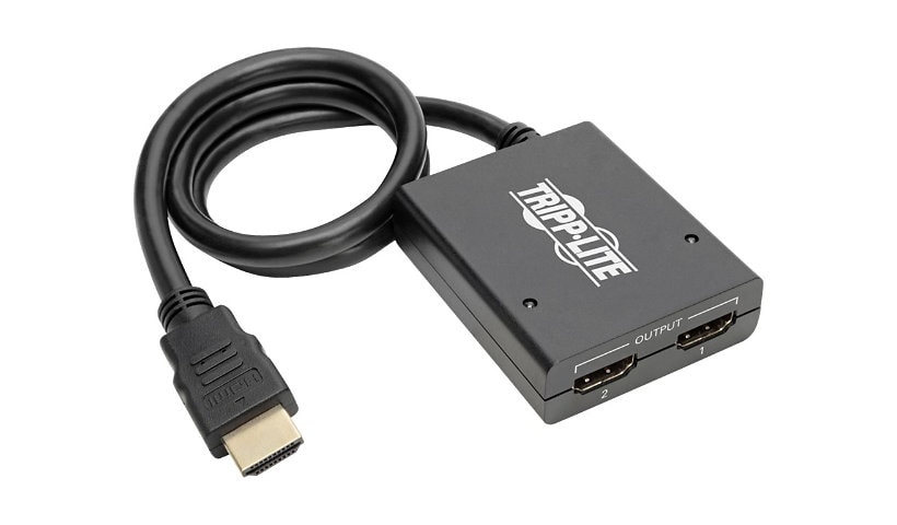 Tripp Lite 2-Port 4K HDMI Splitter Ultra-HD 4K x 2K Video & Audio 3840x2160