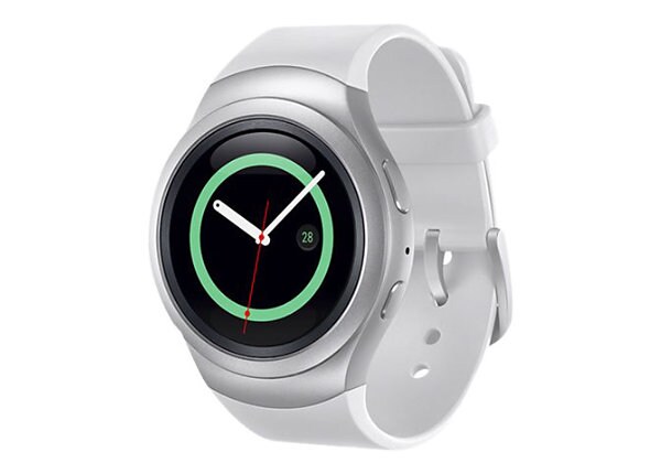 Samsung Gear S2 - silver - smart watch with band - silver - 4 GB