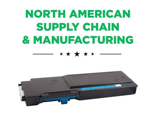 Clover Reman. Toner for Dell C2660/C2665 Series, Cyan, 4,000 page yield