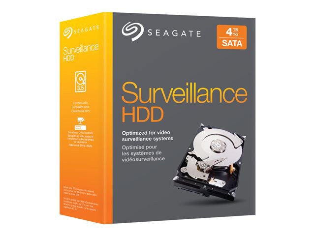 Seagate Surveillance HDD STBD4000101 - hard drive - 4 TB - SATA 6Gb/s