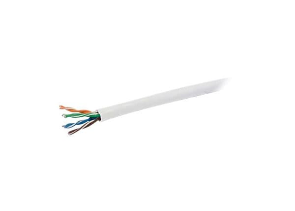 C2G Cat5e Bulk Unshielded (UTP) Network Cable with Solid Conductors - Plenum CMP-Rated - bulk cable - 1000 ft - white