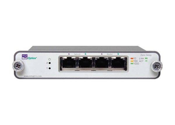 Net Optics Gig Zero Delay Tap TP-CU3-ZD - tap splitter - 10Mb LAN, 100Mb LAN, GigE
