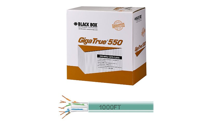 Black Box GigaTrue 550 - bulk cable - 305 m - green