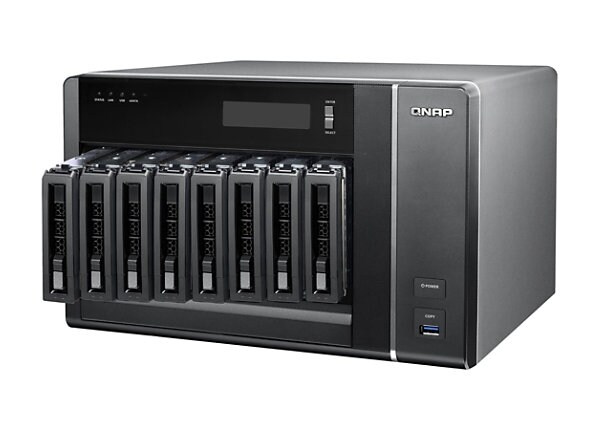 QNAP TVS-EC880 Turbo NAS - NAS server - 0 GB