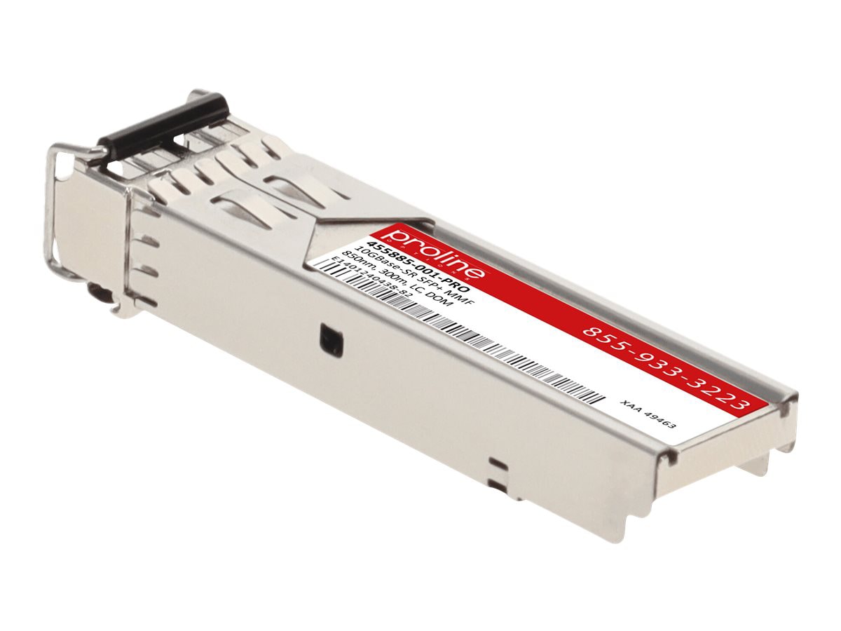 Proline HP 455885-001 Compatible SFP+ TAA Compliant Transceiver - SFP+ transceiver module - 10 GigE - TAA Compliant