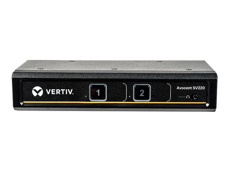 Vertiv Avocent SV200 Desktop KVM Switch | 2 Port | DVI-I (SV220-001)