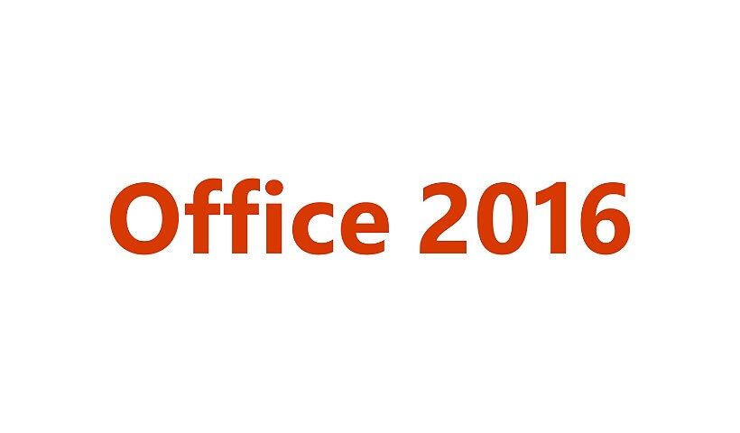 Microsoft Office for Mac Home and Business 2016 - license - 1 license