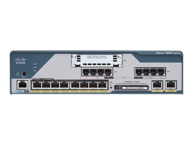 Cisco 1861E - router - desktop, rack-mountable, wall-mountable