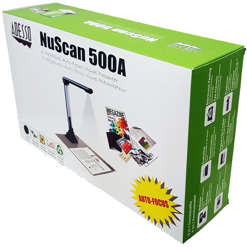 Thumbnail 6 of 8 for Adesso NuScan 500A - 5-Megapixel Auto-Focus Visual Presenter (A4 Size)