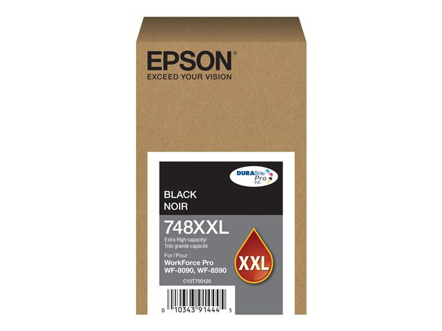 Epson 748XXL - Extra High Capacity - black - original - ink cartridge