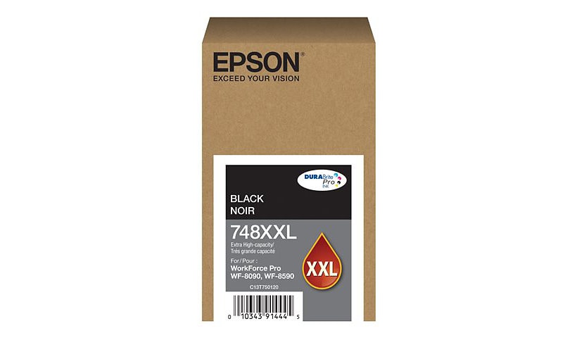 Epson 748XXL - Extra High Capacity - black - original - ink cartridge