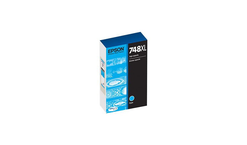 Epson 748XL - High Capacity - cyan - original - ink cartridge