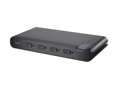 Belkin Advanced Secure - KVM / audio switch - 4 ports