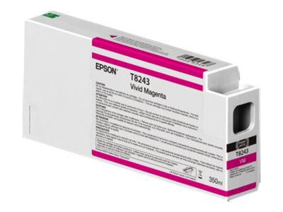 Epson T8243 - vivid magenta - original - ink cartridge