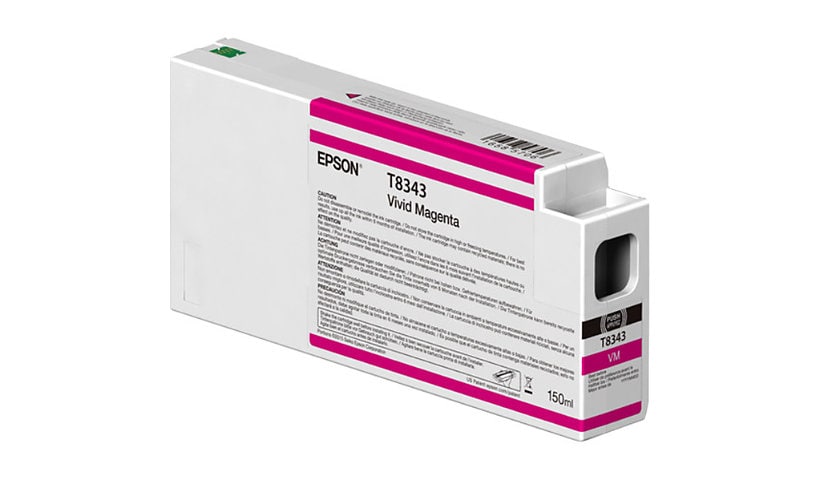 Epson T8343 - vivid magenta - original - ink cartridge