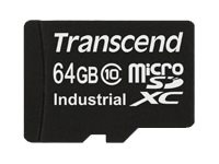Transcend Industrial Temp - flash memory card - 64 GB - microSDXC
