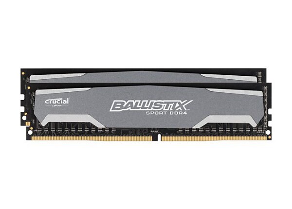 Ballistix Sport - DDR4 - 8 GB : 2 x 4 GB - DIMM 288-pin