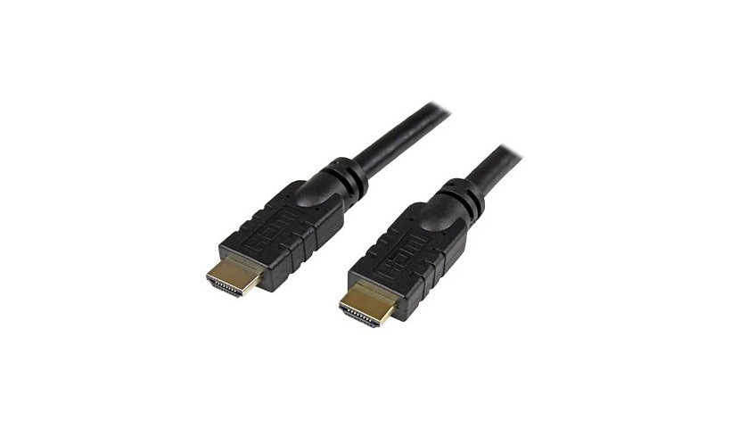 StarTech.com 98ft (30m) Active HDMI Cable - 4K High Speed HDMI Cable w/ Ethernet - CL2 In-Wall Rated