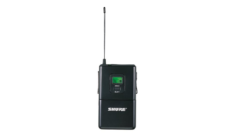 Shure SLX1 - H5 Band - wireless bodypack transmitter for wireless microphon